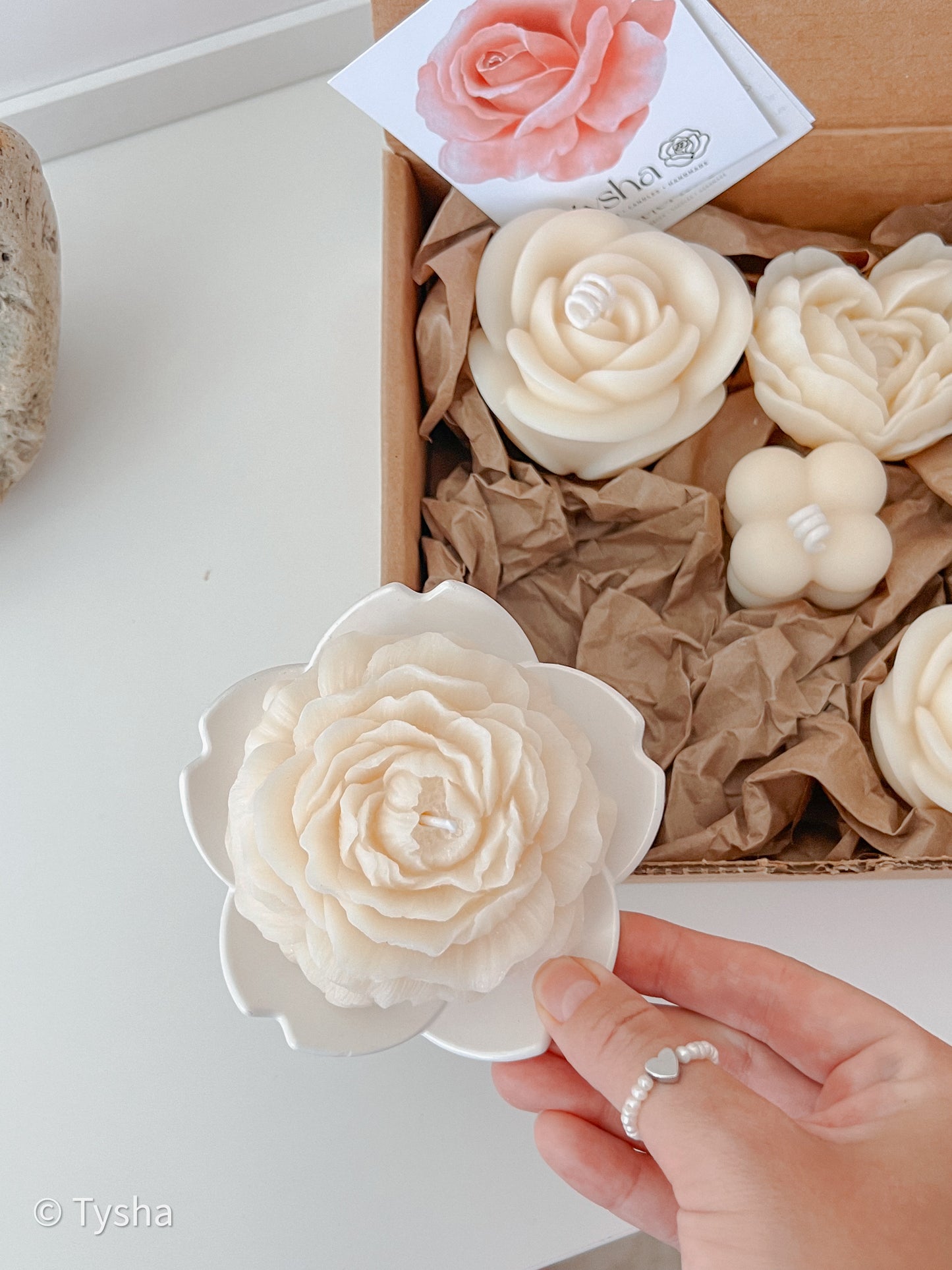 Set FLOWER Candles 1