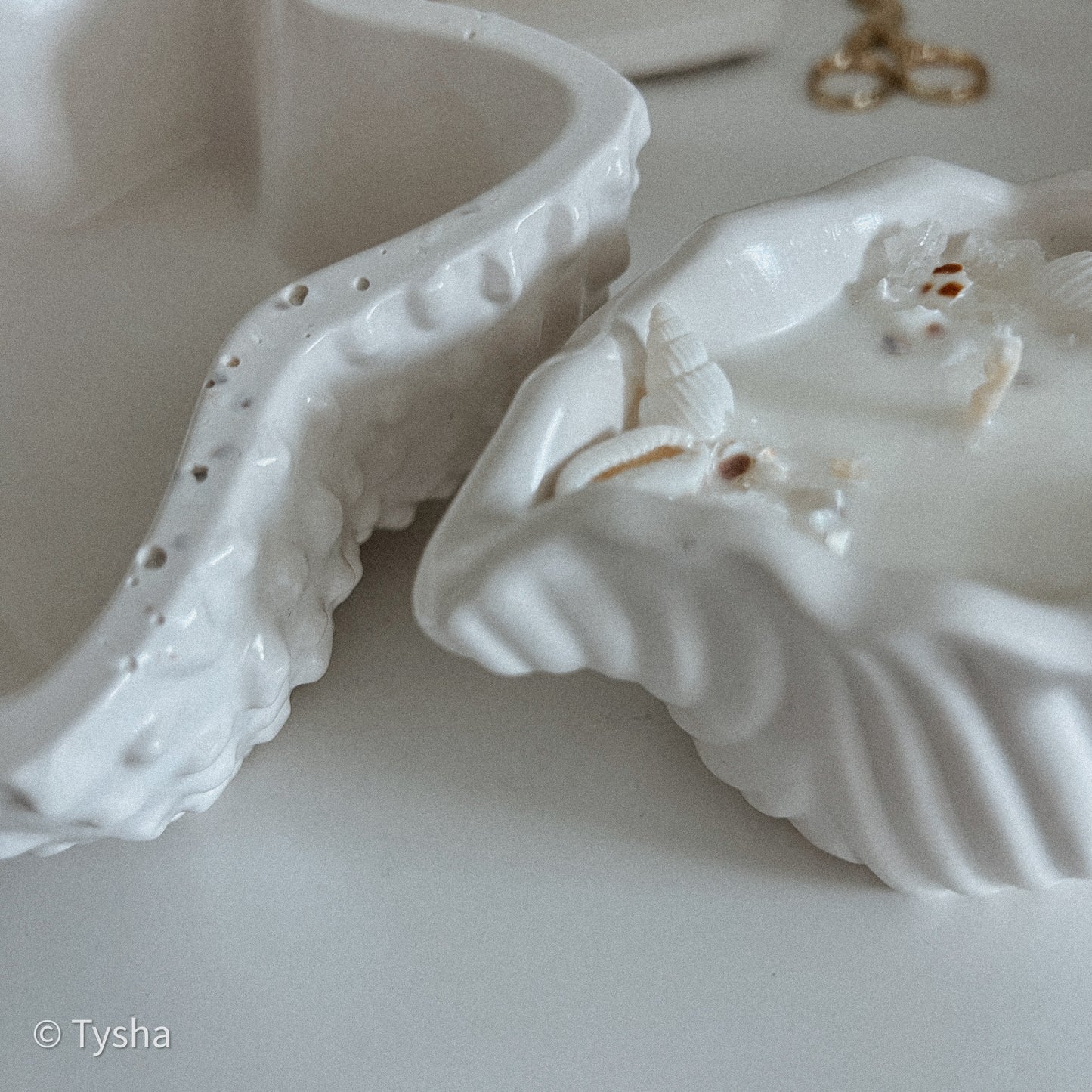 Set White MUSHLY Bowl + Candle