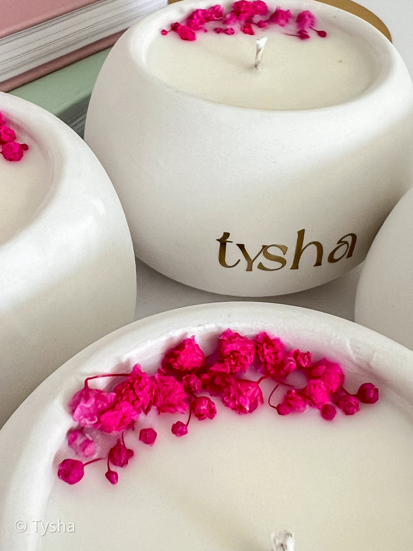 Scented Candle MOON FLOWER * Sage+Coconut