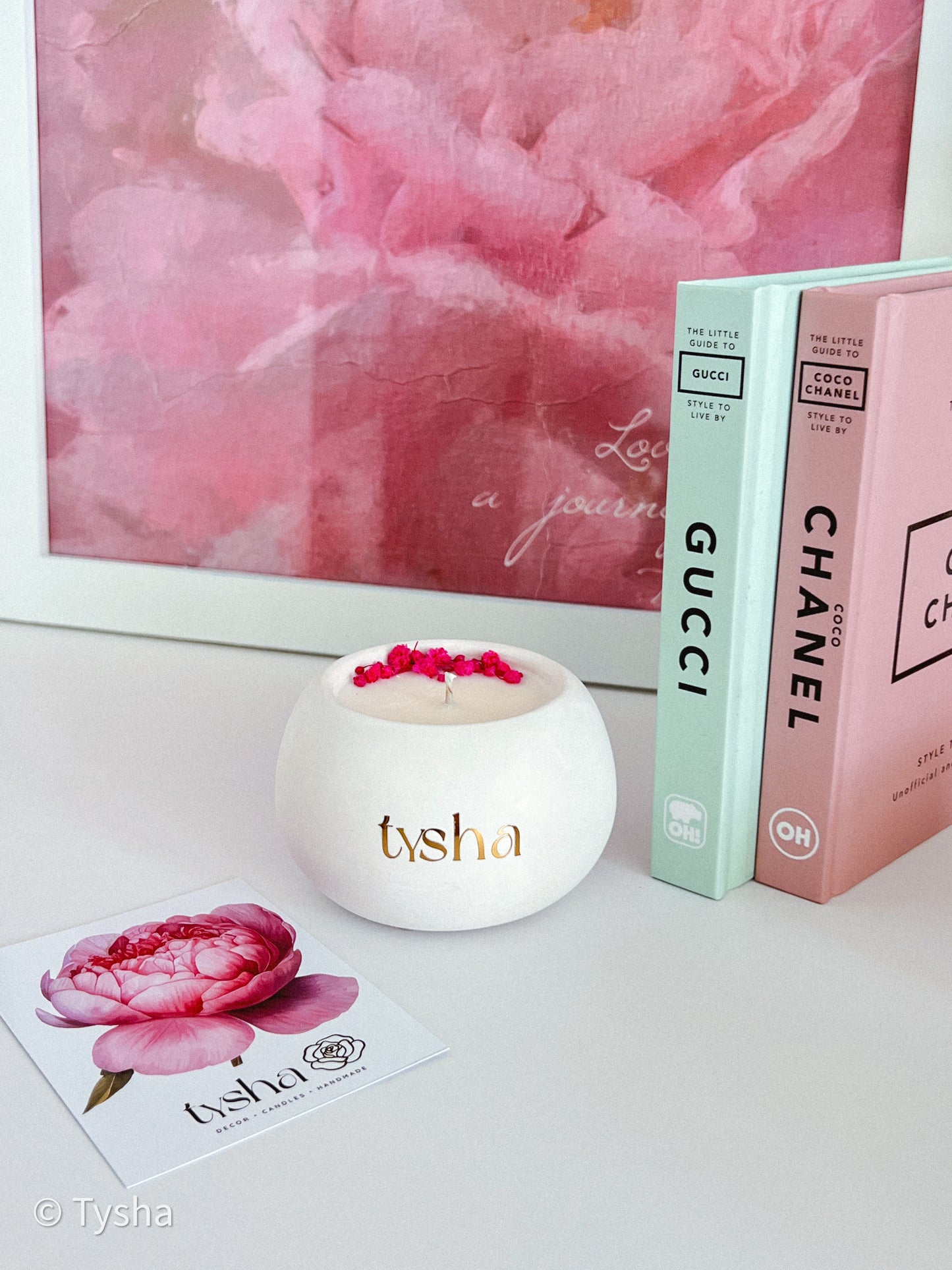 Scented Candle MOON FLOWER * Sage+Coconut