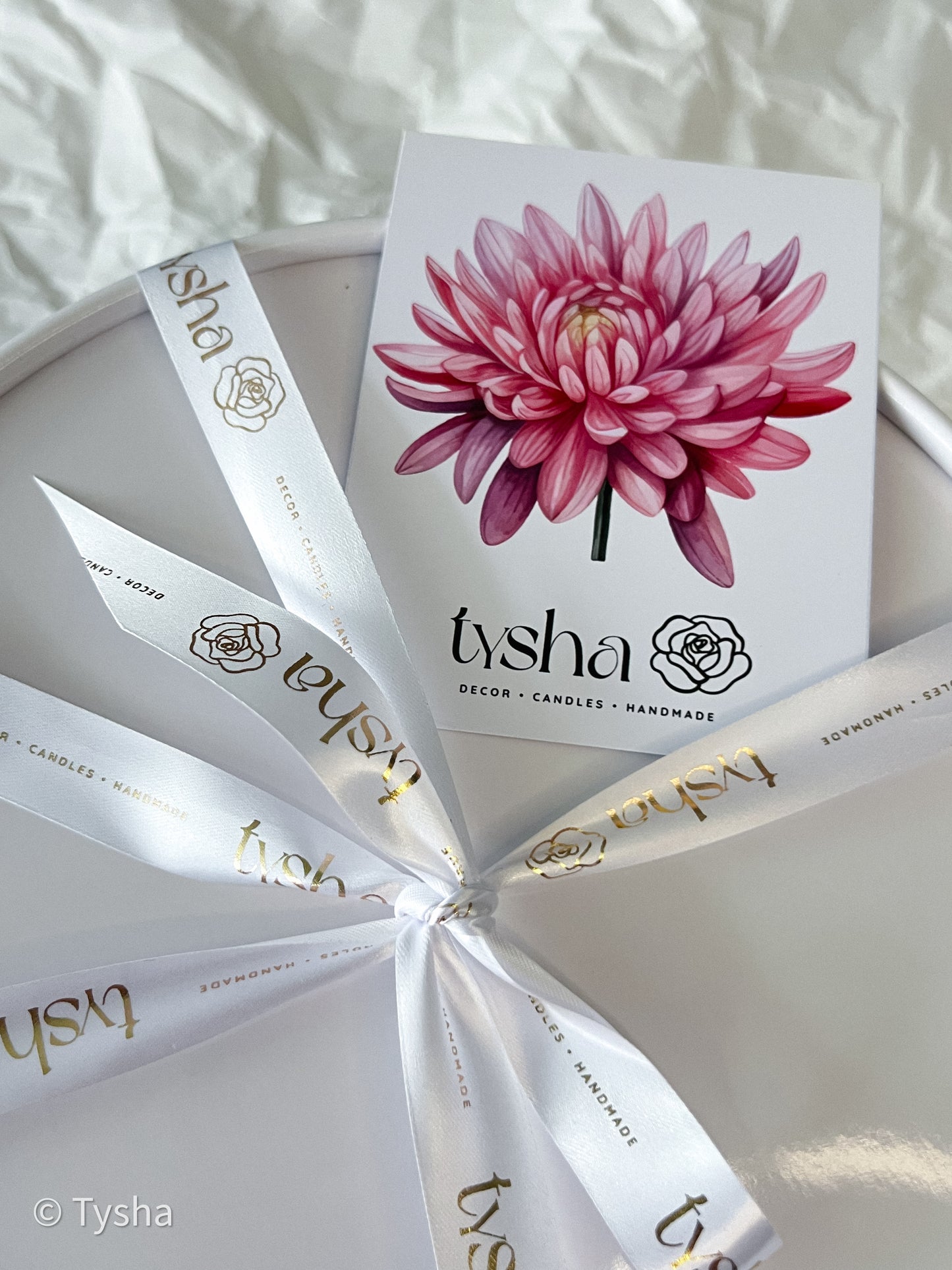 Set of Flowers Candles in a Gift Box