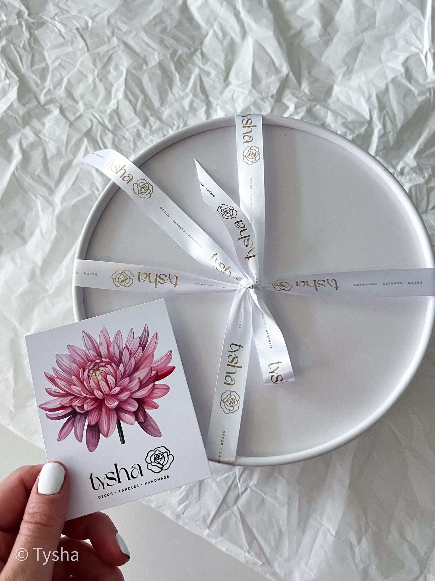 Set of Flowers Candles in a Gift Box