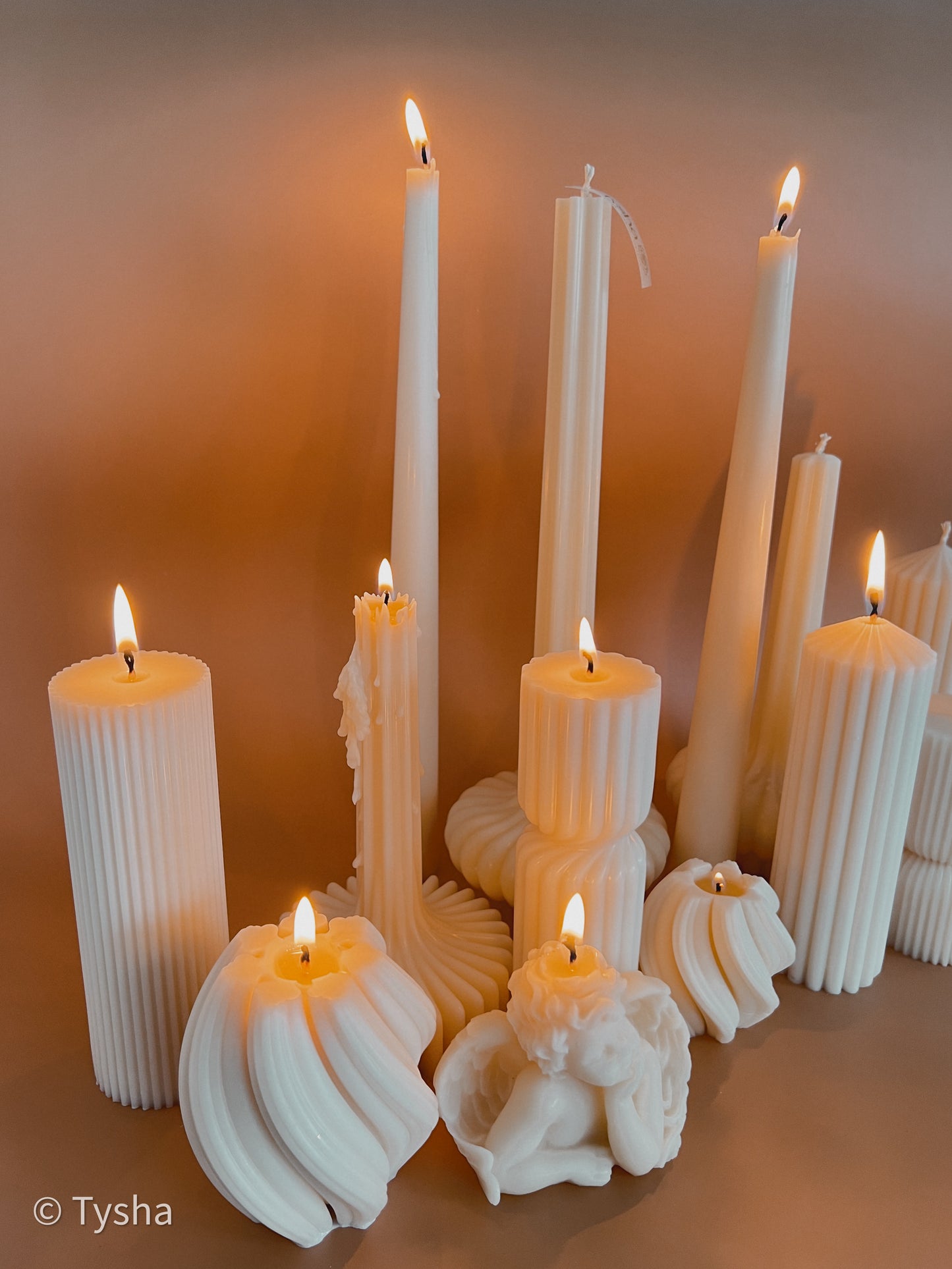 SEREZZA Set Pillar Candles