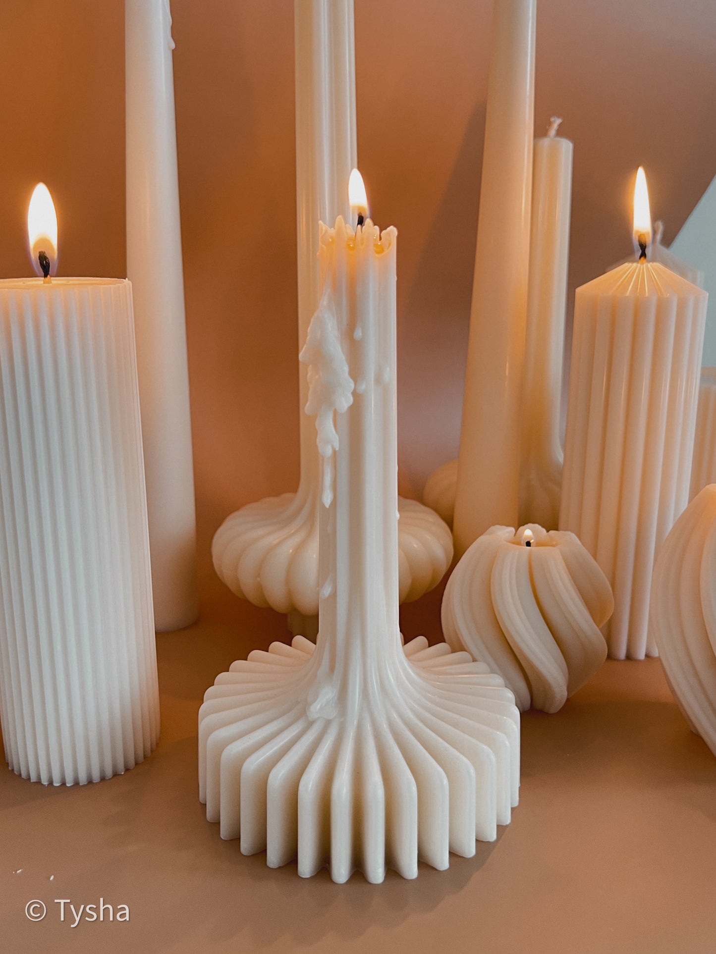 BELLEZZA Set Pillar Candles