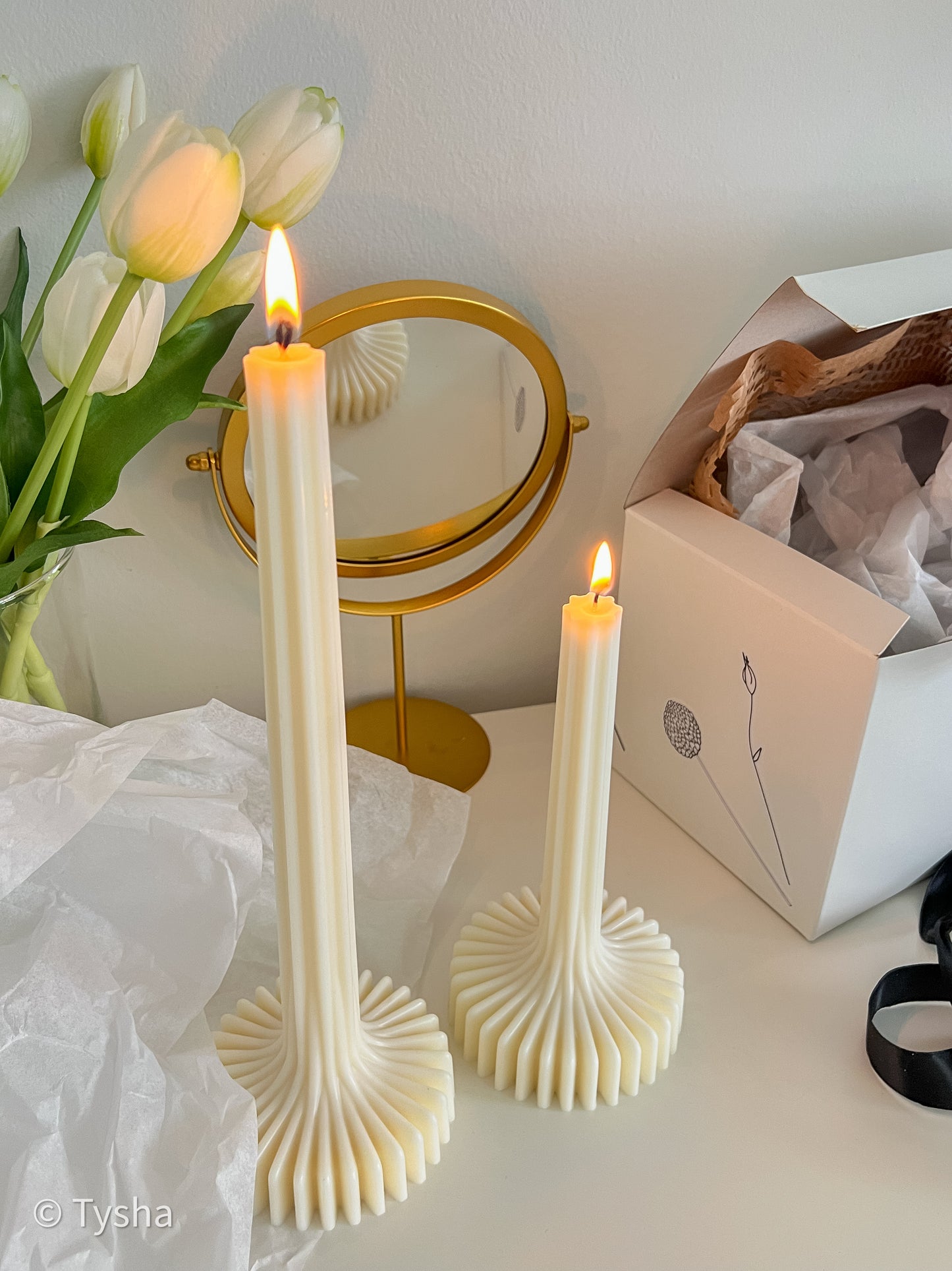 BELLEZZA Set Pillar Candles