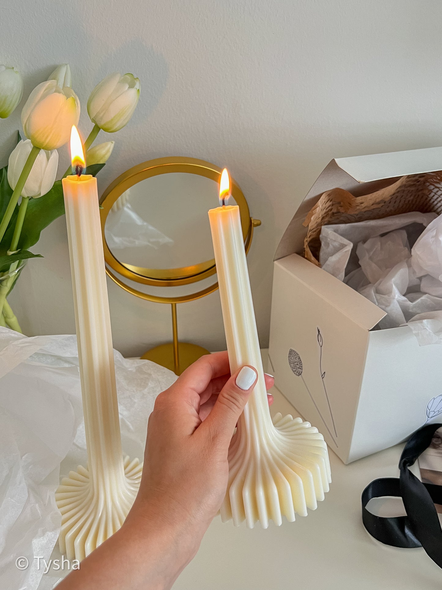 BELLEZZA Set Pillar Candles