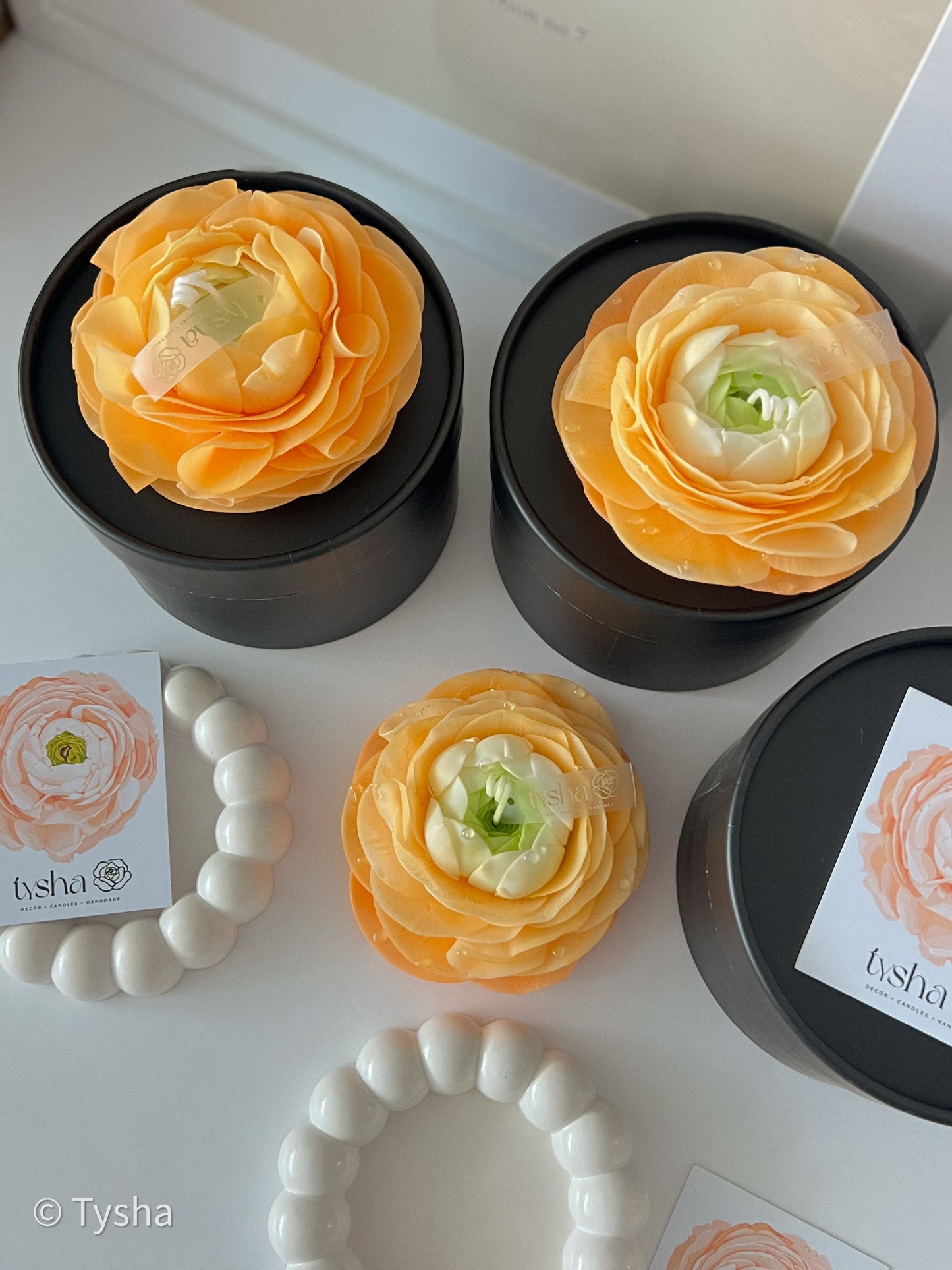 Ranunculus Candle Orange