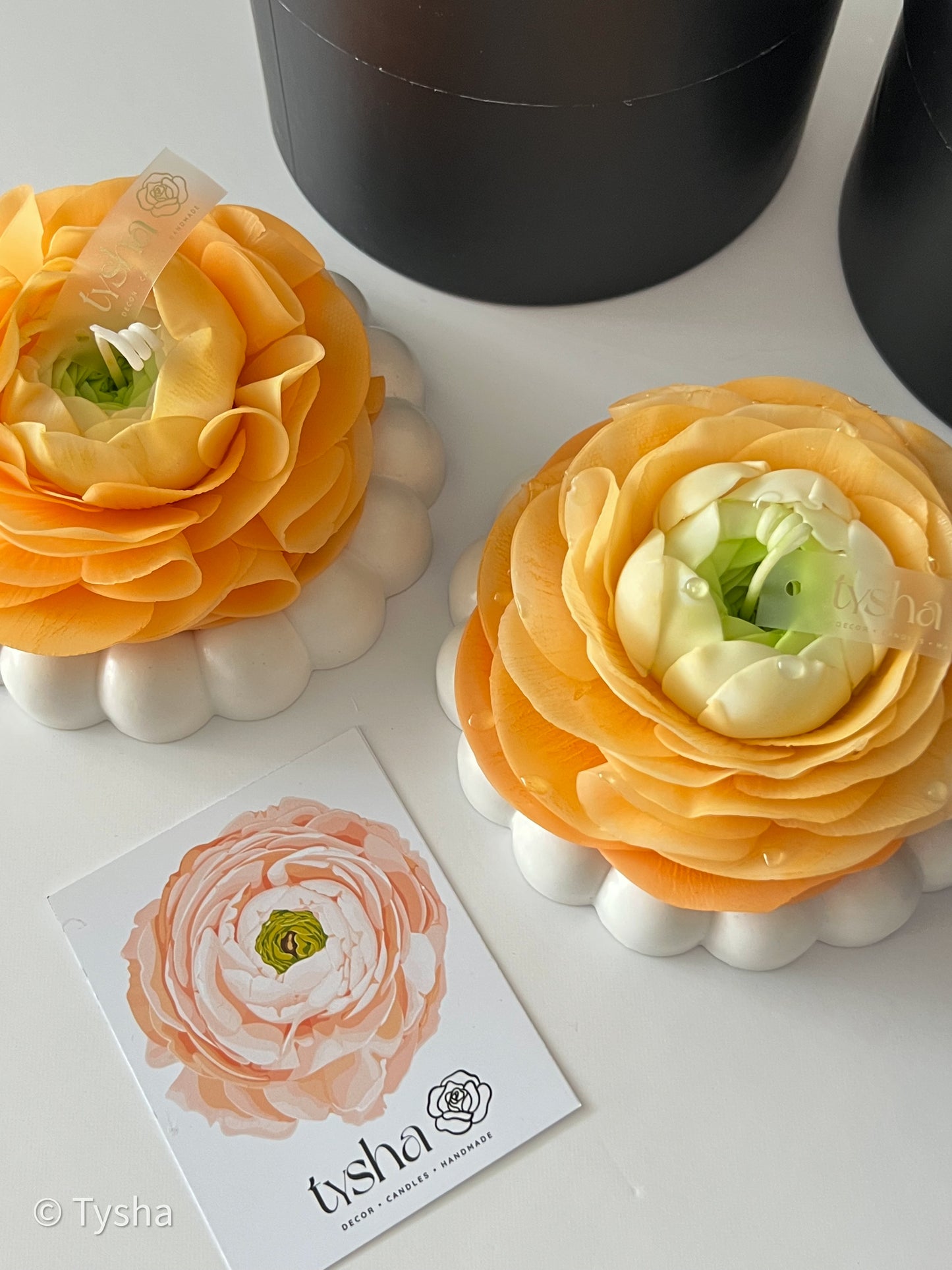 Ranunculus Candle Orange
