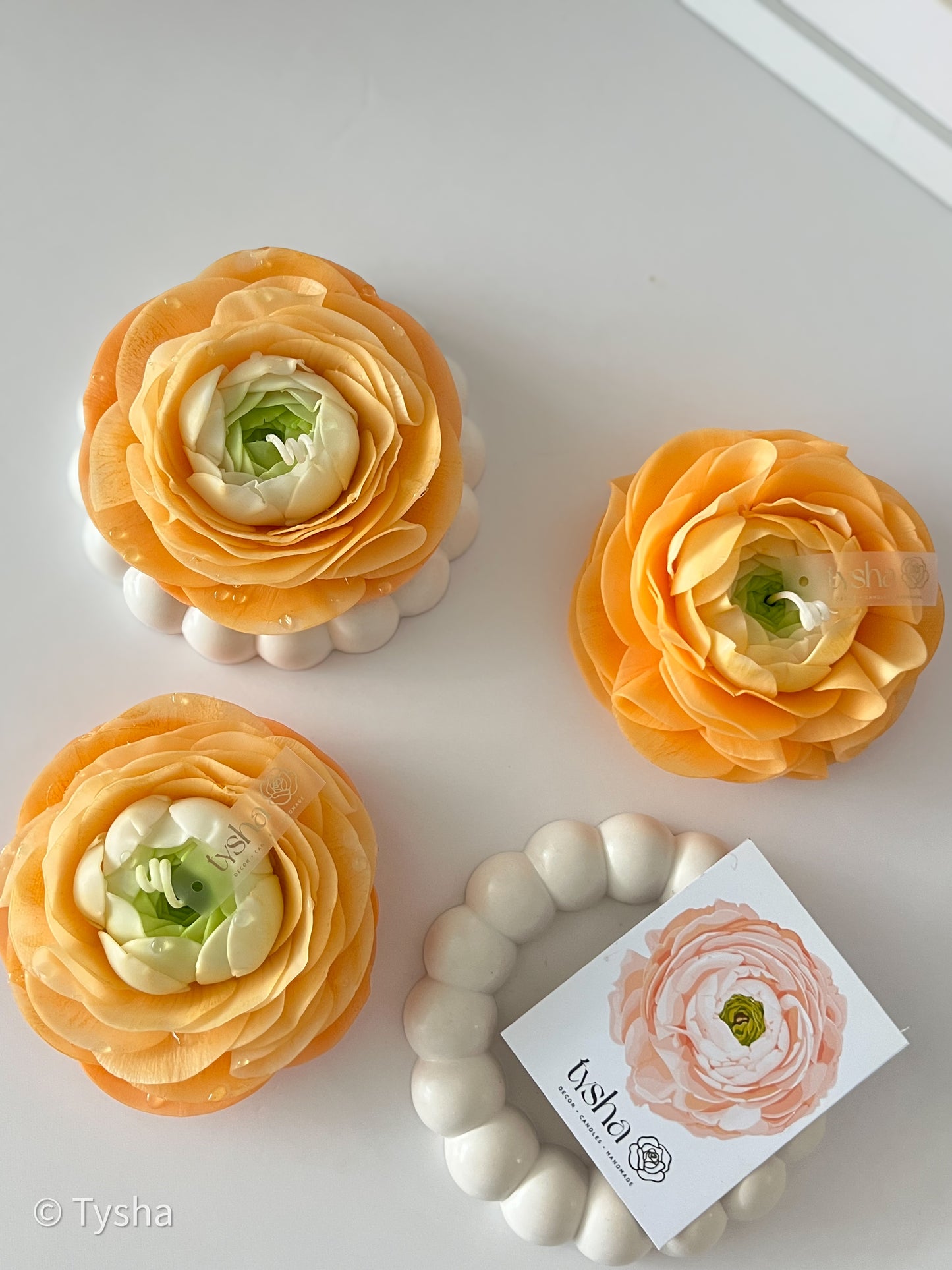 Ranunculus Candle Orange
