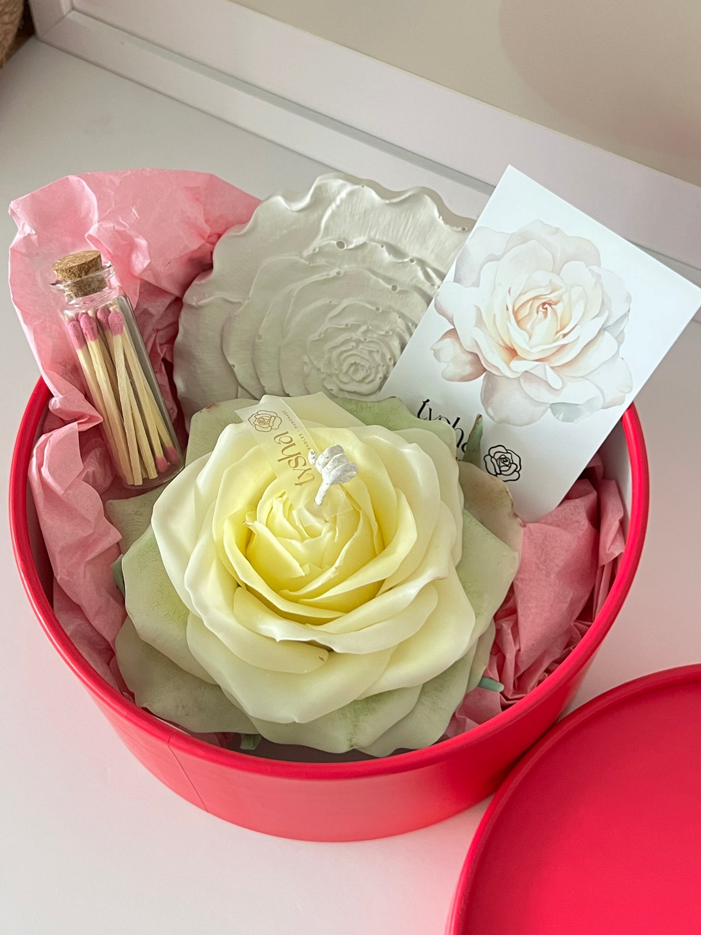 ROSE Candle realistic