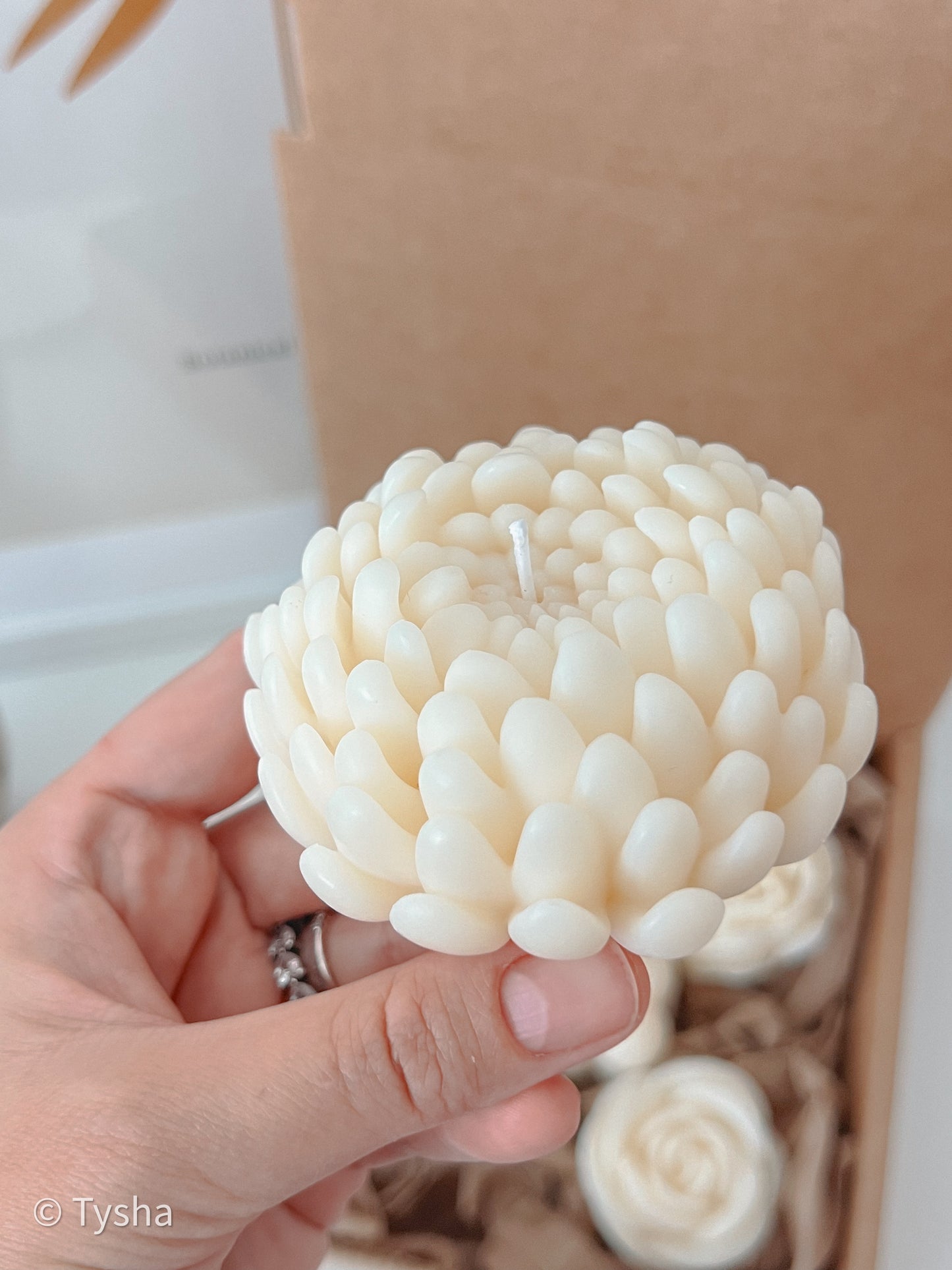 Set FLOWER Candles 3