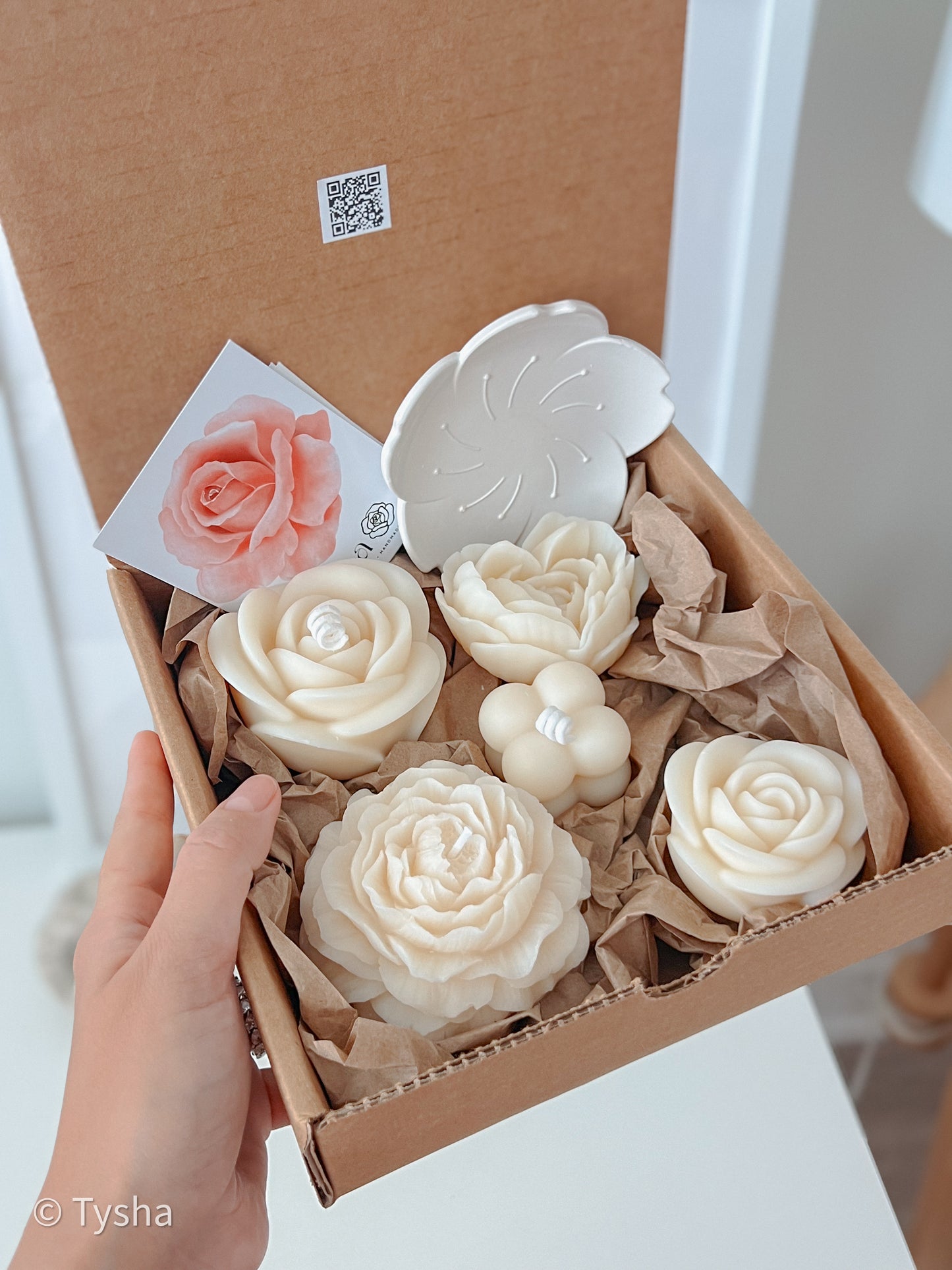 Set FLOWER Candles 1