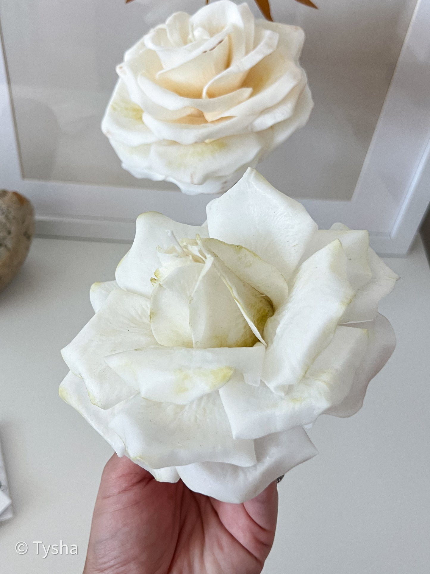 Set FRENCH ROSE on a stem