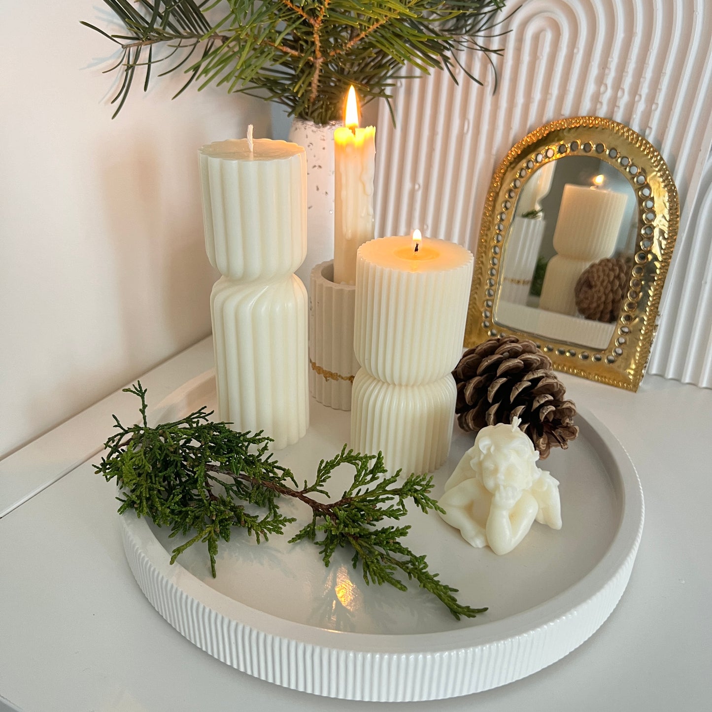 KHVYLY Pillar Candle