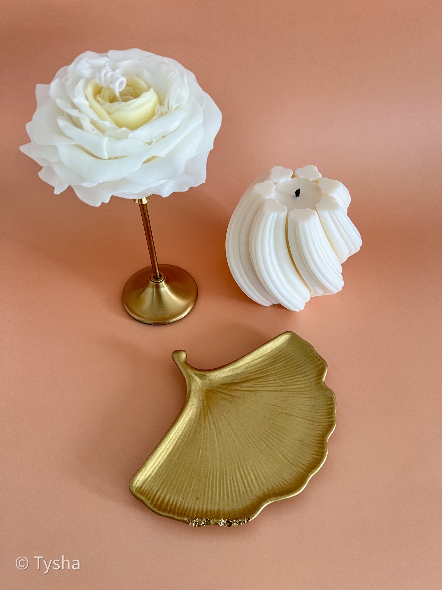 Gold Ginkgo Leaf Dish
