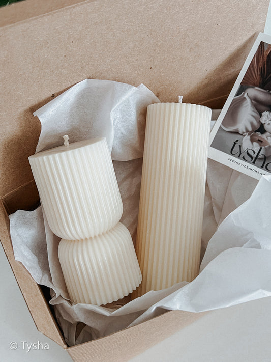 SHELEST Set Pillar Candles