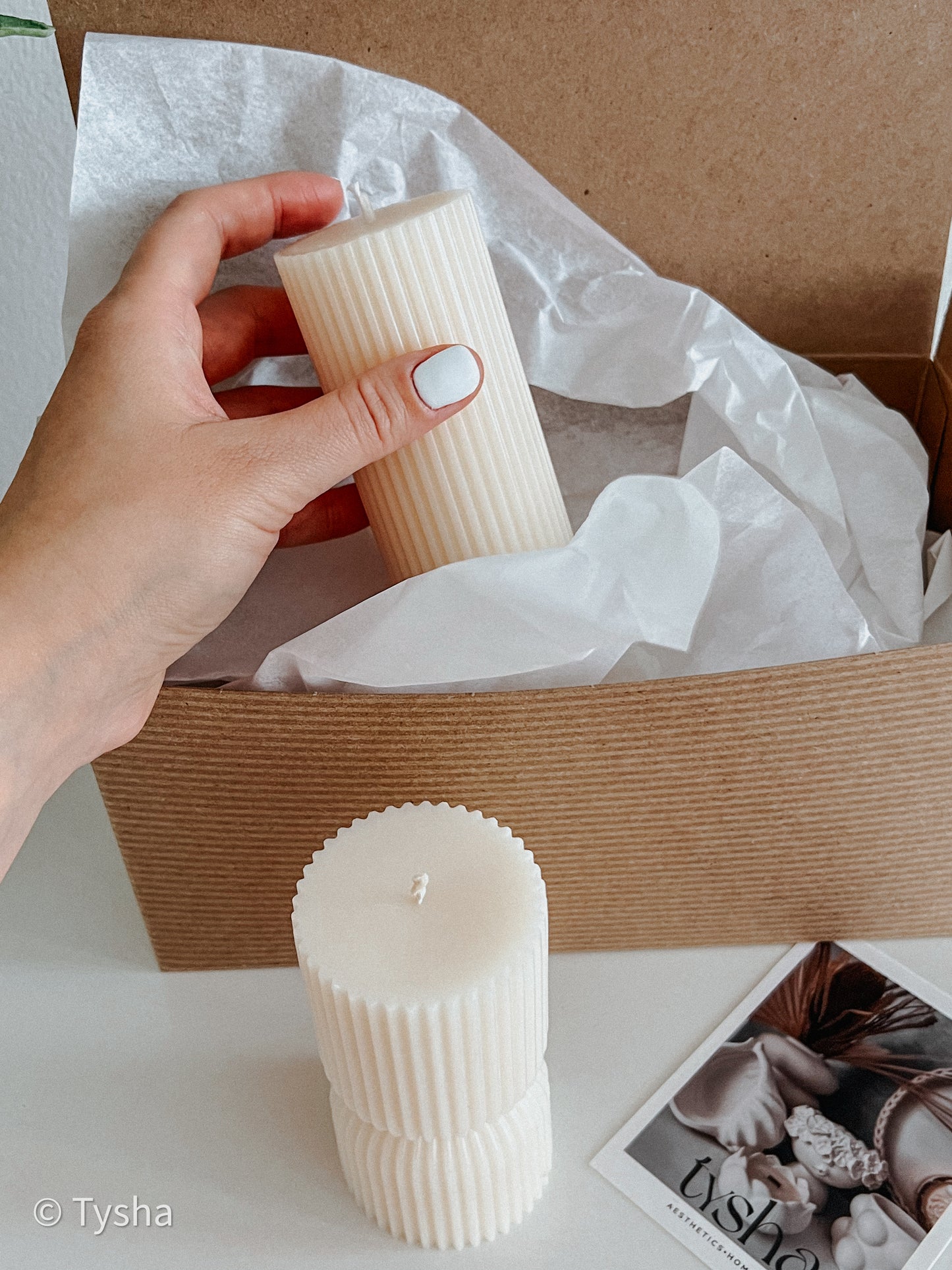 SHELEST Set Pillar Candles