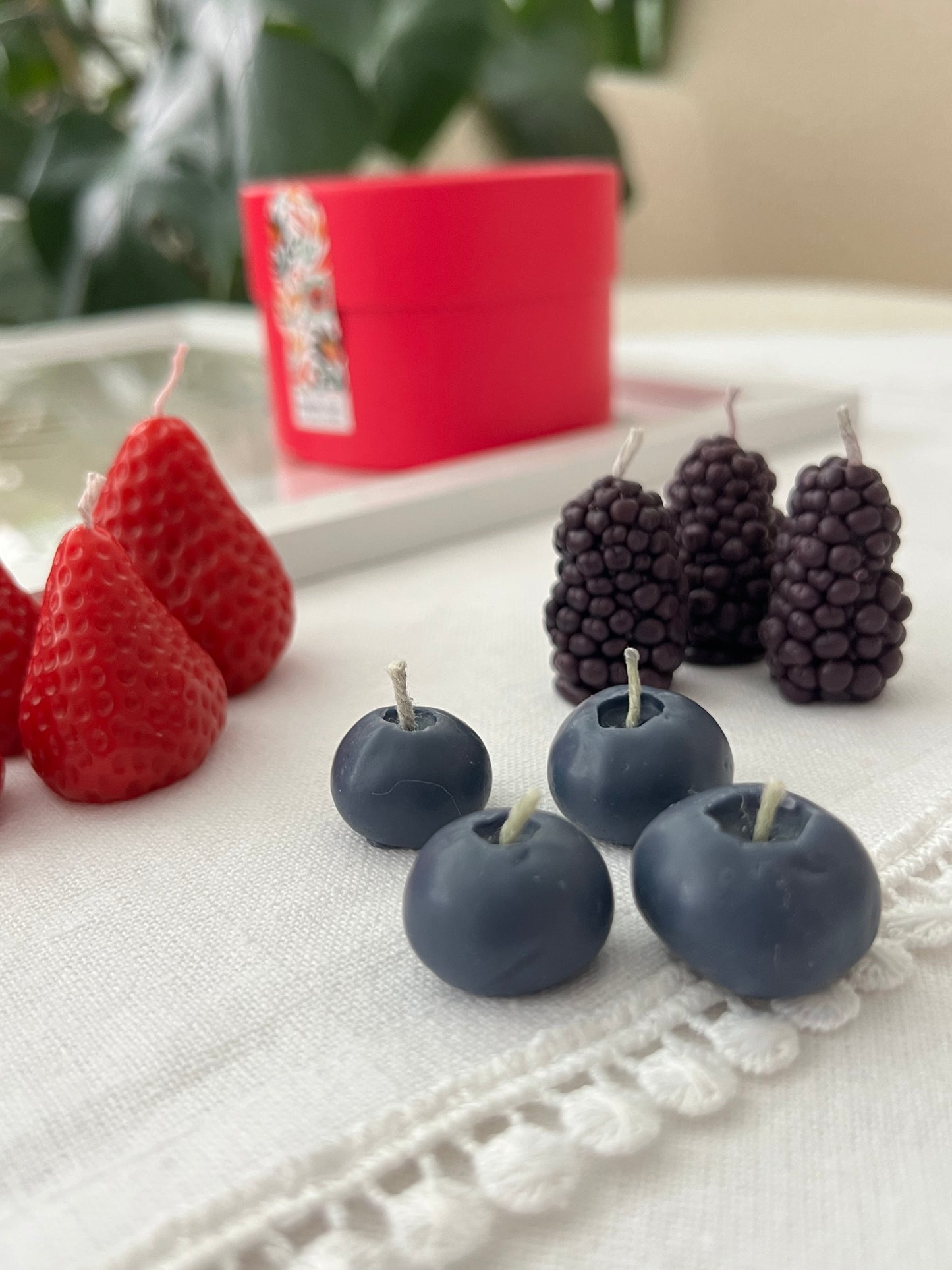 Birthday/Decorative Candles Berries 10pcs