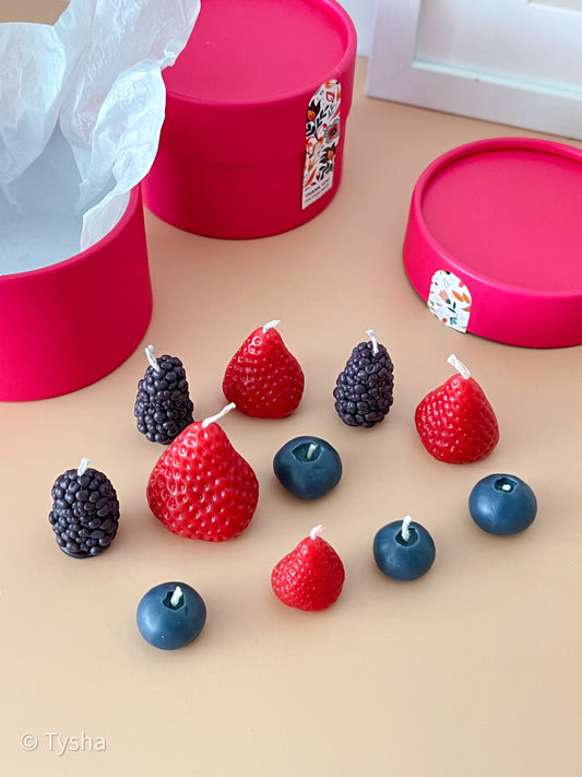 Birthday/Decorative Candles Berries 10pcs