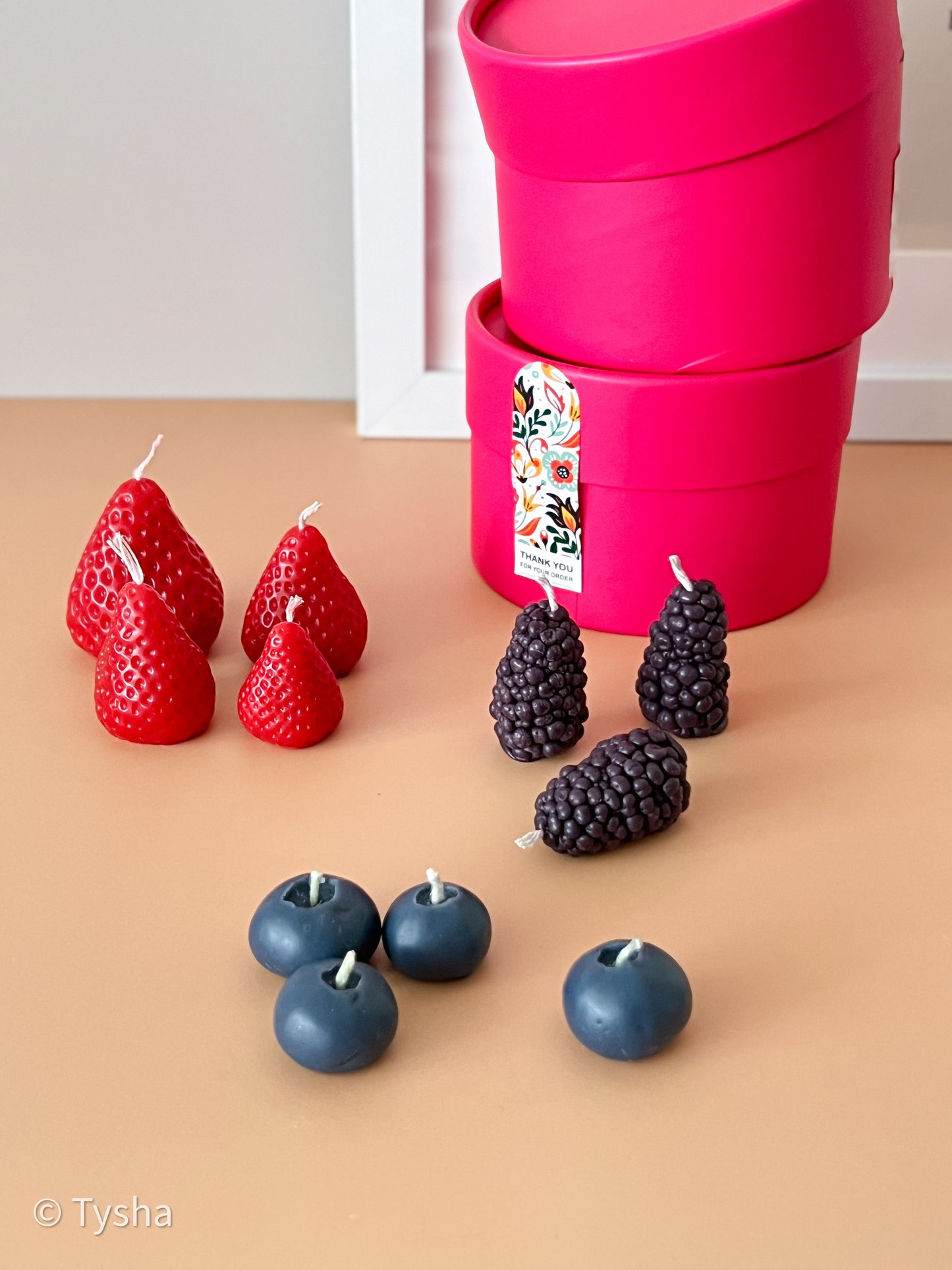 Birthday/Decorative Candles Berries 10pcs